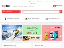 Tablet Screenshot of mixdeal.com